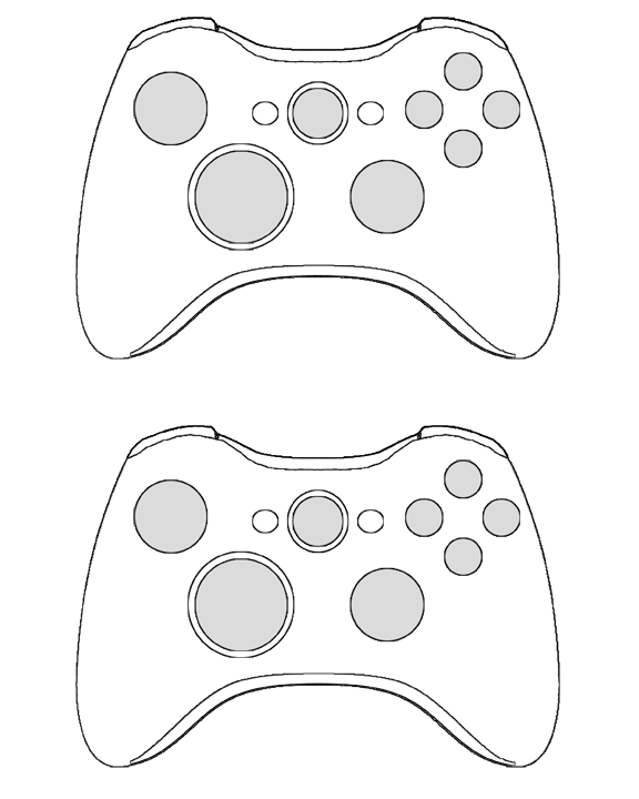 360 Controller Template For The Invites Xbox Party 