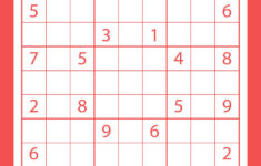 5 Best Printable Sudoku Puzzles To Print Printablee