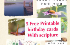 5 Free Printable Christian Birthday Cards