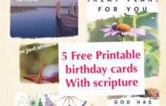 5 Free Printable Christian Birthday Cards