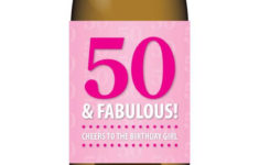 50 Fabulous Printable Birthday Wine Label Wrap