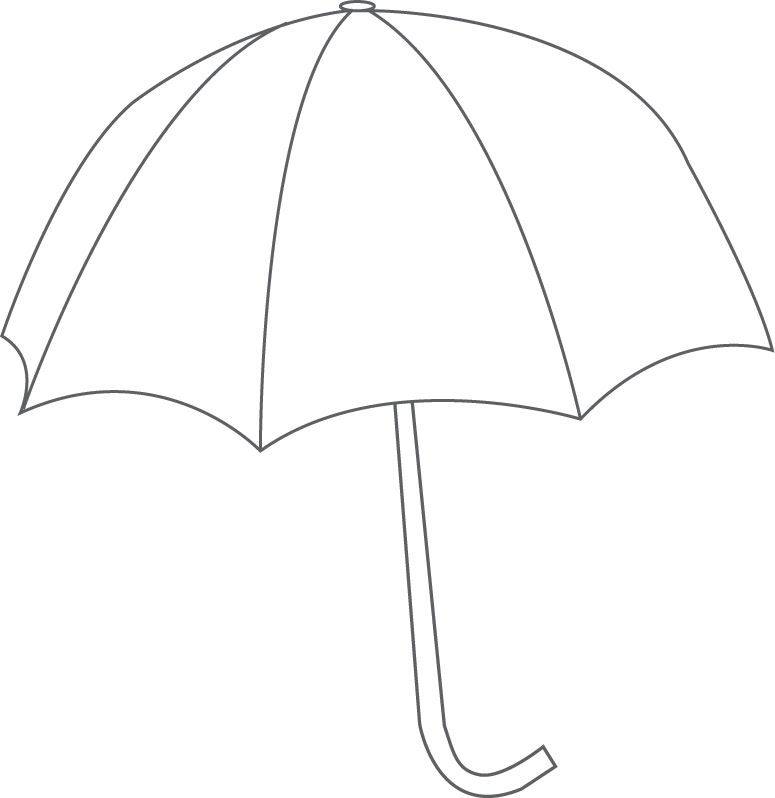 Free Printable Umbrella Template - FreePrintableTM.com ...