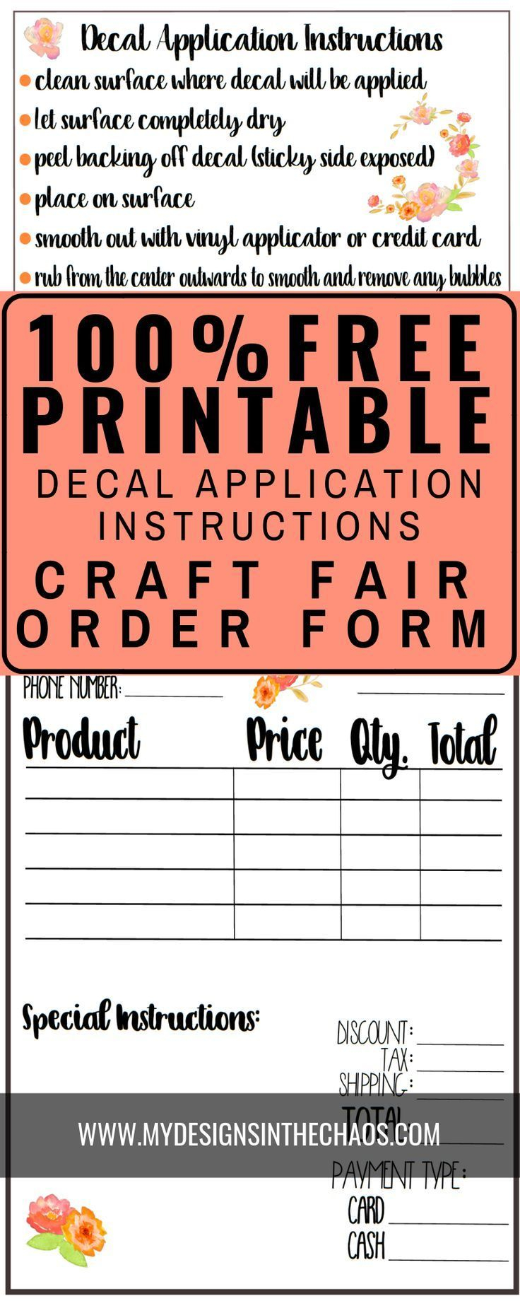 Decal Application Instructions Printable With Images 