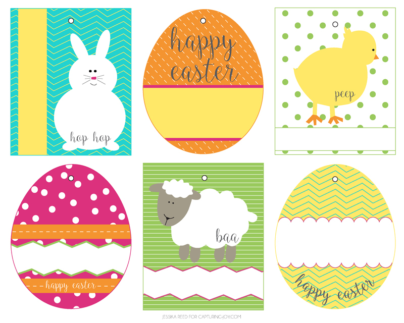 Free Easter Basket Gift Tags Capturing Joy With Kristen Duke