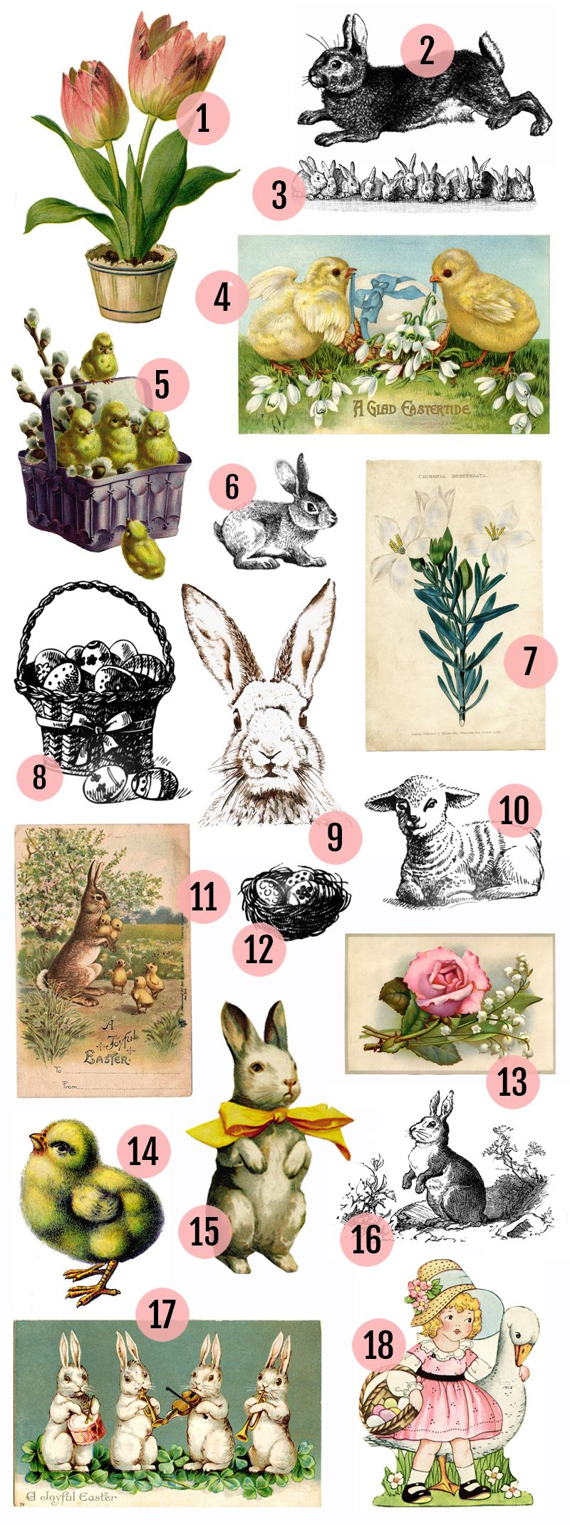 Free Vintage Easter Clipart Vintage Easter Easter 