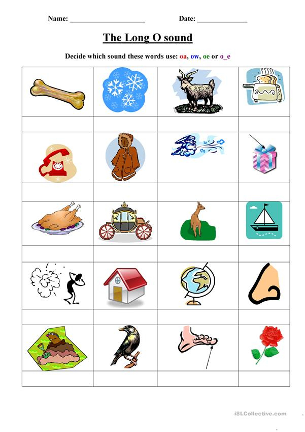 Long O Worksheet Worksheet Free ESL Printable Worksheets 