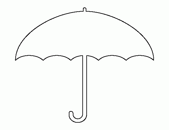 Printable Umbrella Template