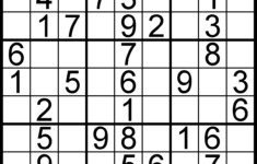 Sudoku Easy Puzzle Printable Oppidan Library