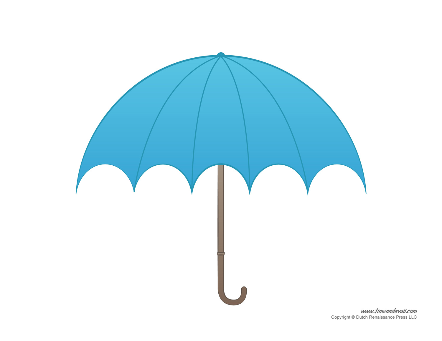 Umbrella Template Printables Umbrella Decorations