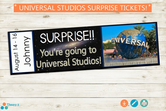 Universal Studios Printable Ticket Adobe Reader 