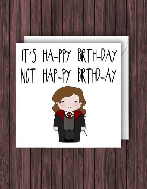 Valentine Card Design Harry Potter Happy Birthday Card 