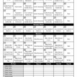 10 Best Printable Insanity Workout Schedule Printablee