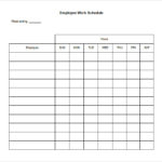 10 Daily Schedule Templates Printable Excel Word PDF