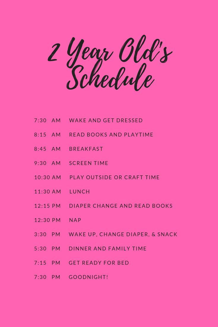 2 Year Old Sample Schedule Toddler Schedule Kids 