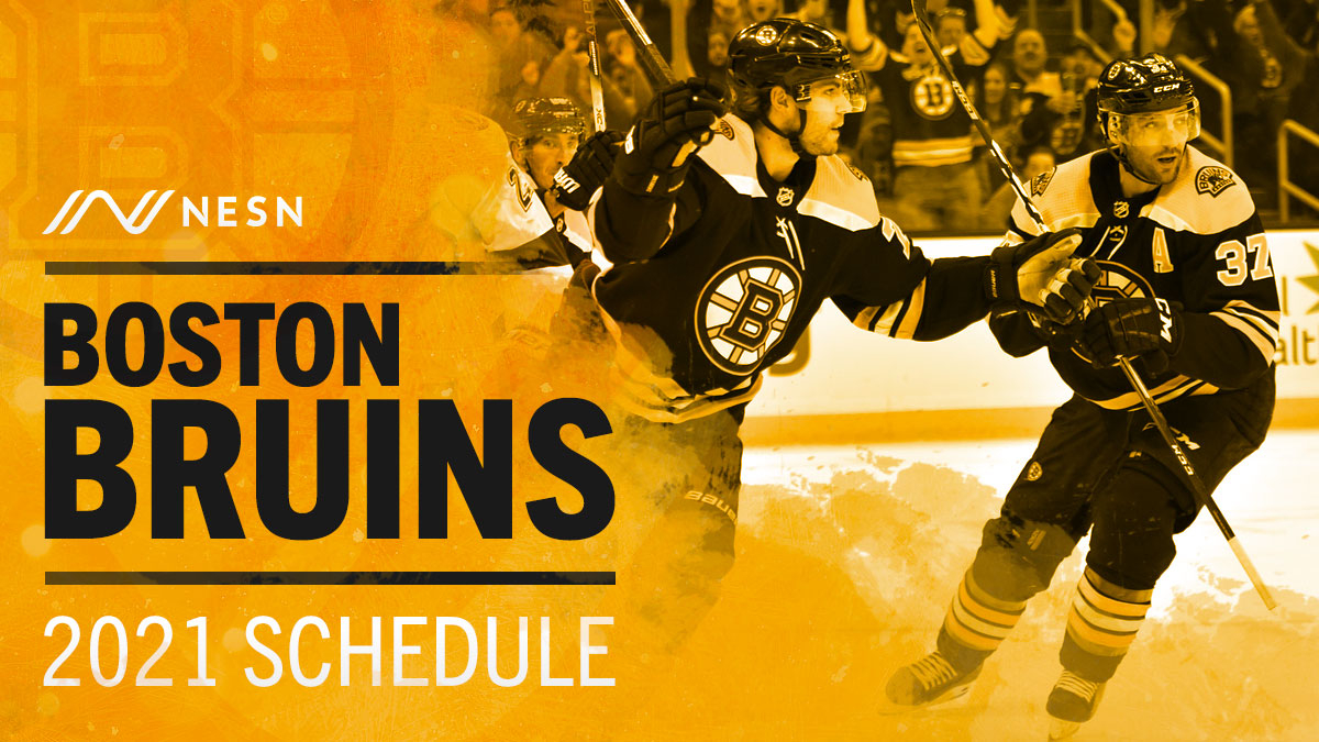 Boston Bruins Printable Schedule 2021 2022