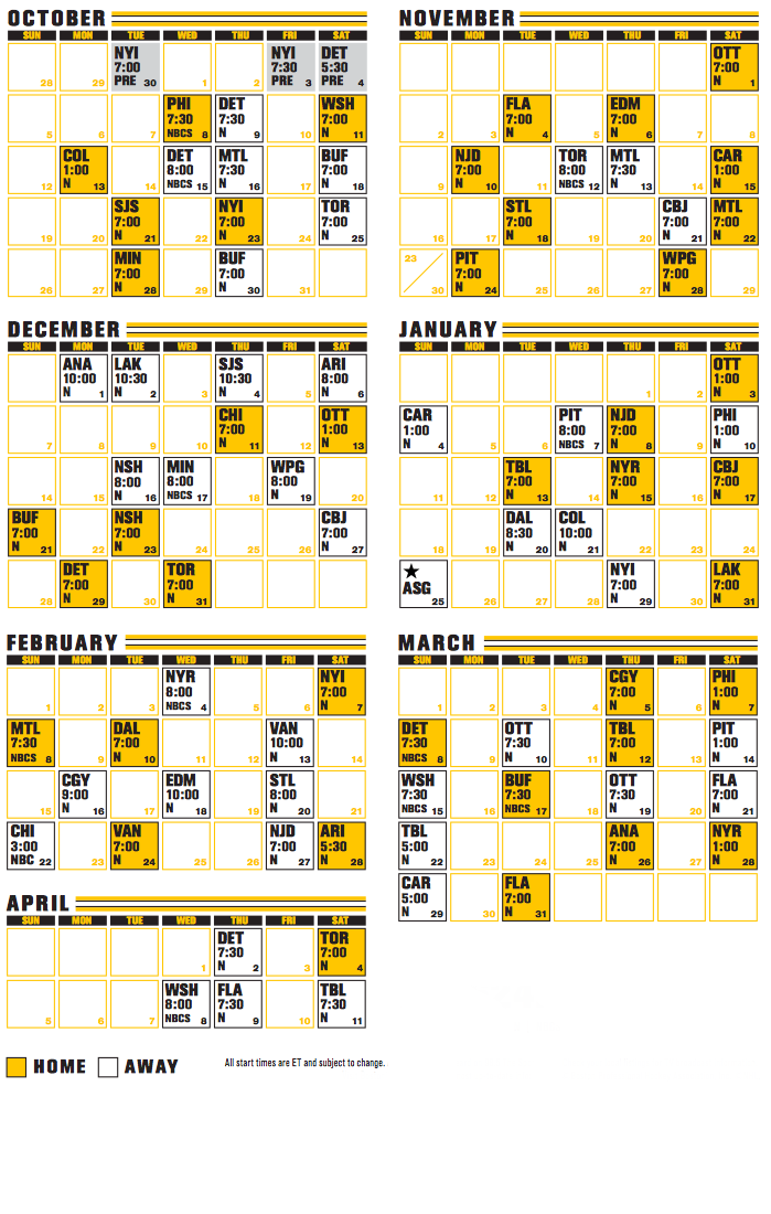 Boston Bruins Printable Schedule That Are Monster Jimmy 