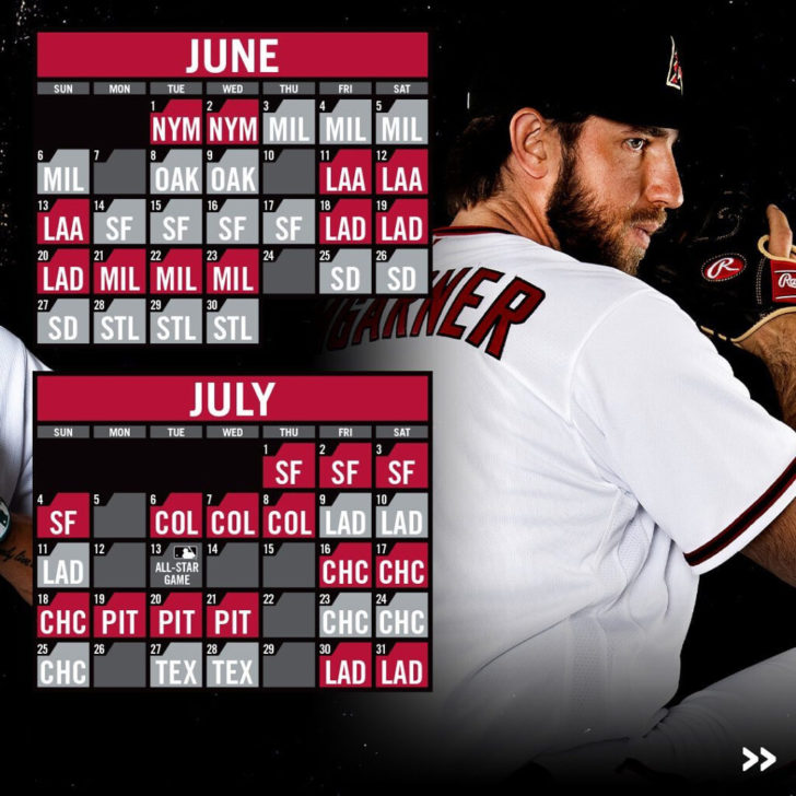 Diamondbacks 2021 Printable Schedule PrintableSchedule