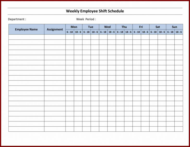 Free Printable Schedule Maker Template Business PSD | FreePrintableTM.com