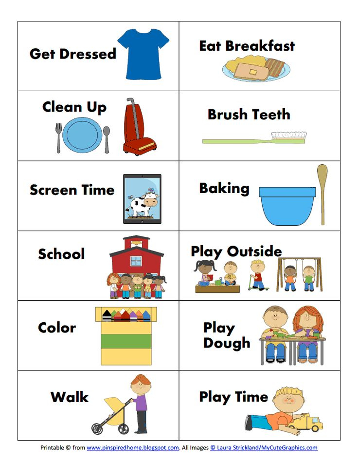 Google Drive Viewer Toddler Routine Routine Cards 