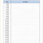 Half Hour Schedule Template Fresh 5 24 Hour Schedule