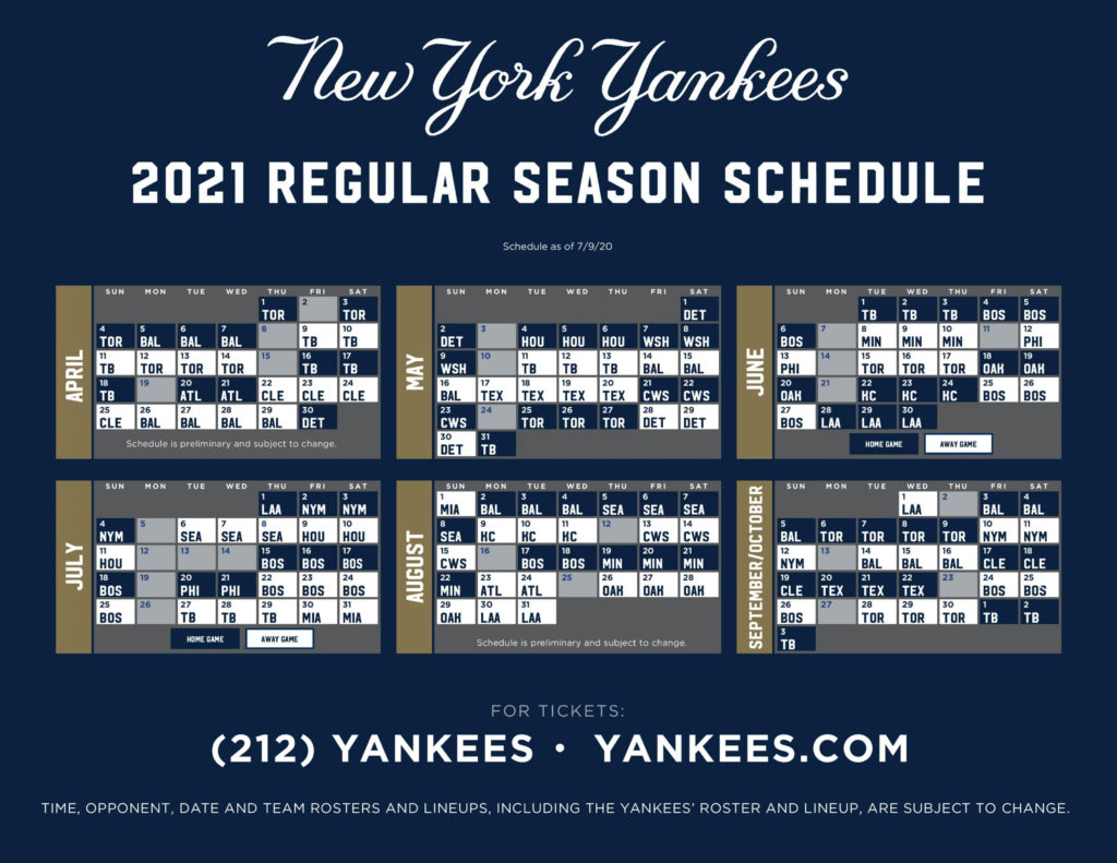 Yankees Printable Schedule FreePrintableTM com FreePrintableTM com