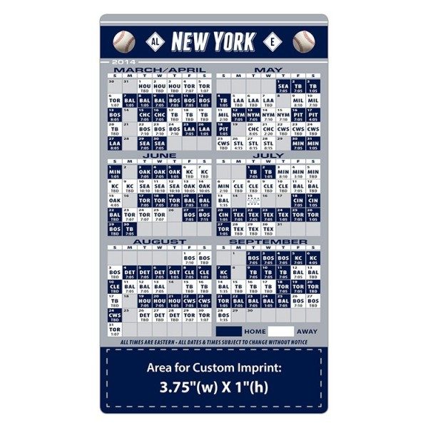 Ny Yankees Schedule 2019 Printable PrintAll