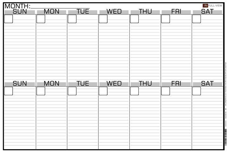 Pin On Blank Calendar Template