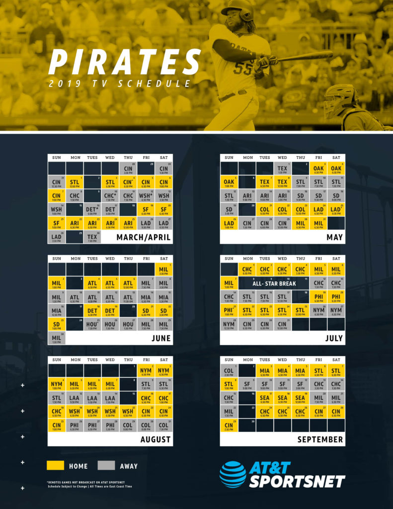 Printable Pittsburgh Pirates 2021 Schedule