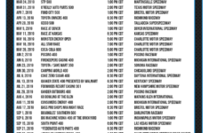 Printable 2019 NASCAR Schedule