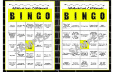 Printable Graduation Bingo Cards Printable Bingo Cards