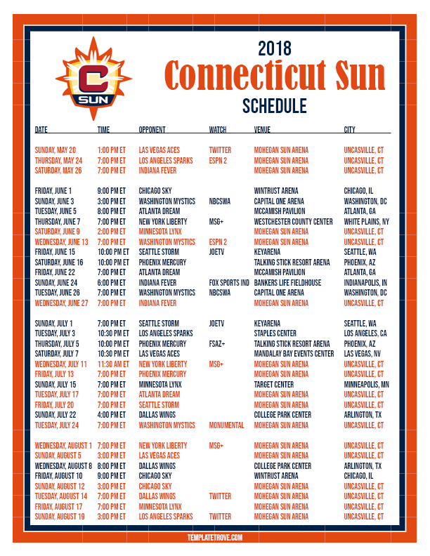 Printable Lynx Schedule Download Them And Try To Solve