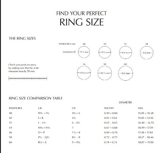 Ring Sizer Pandora Uk Perfect Ring Finding Yourself