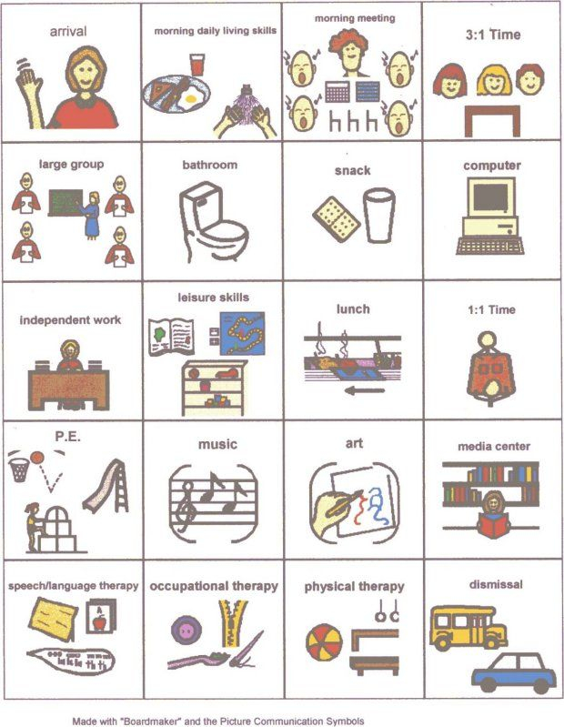 School Picture Schedule Picture Schedule Visual 