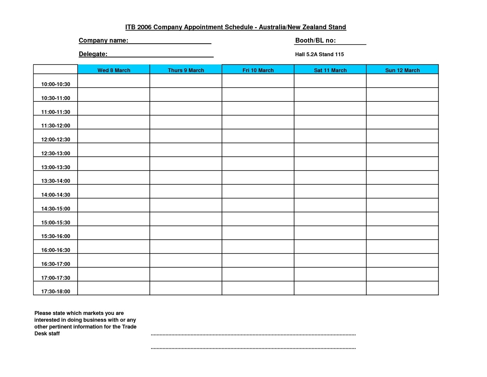 Take Printable Schedule Every 15 Minutes Best Calendar 