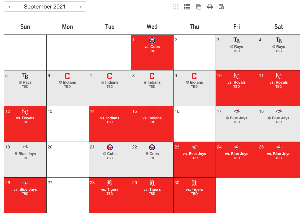 Twins 2021 Schedule Will Make 2nd Straight World Series 