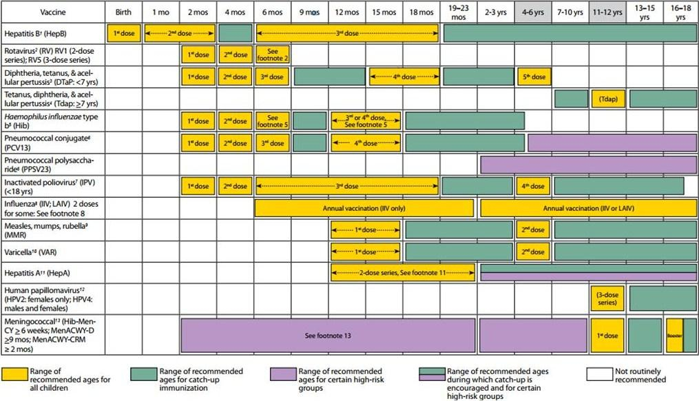 Vaccine Schedule The Vienna Report