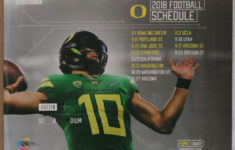 2018 University Of Oregon Ducks Football Schedule Magnet