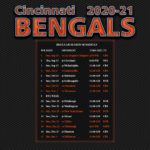 2020 2021 Cincinnati Bengals Wallpaper Schedule