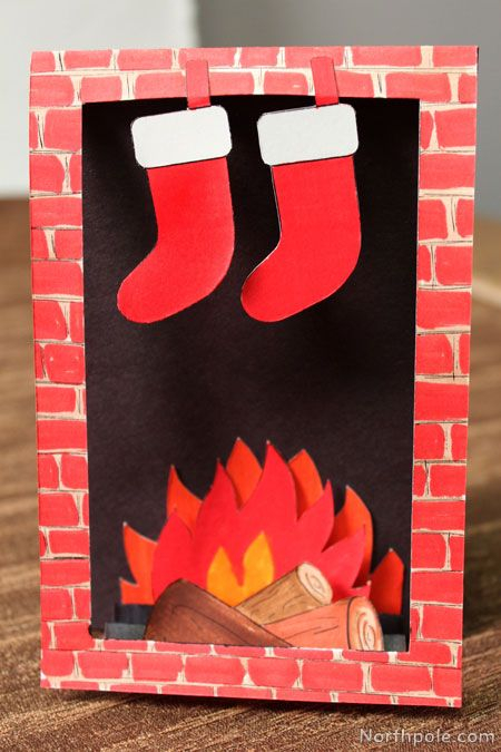 A Cozy Fireplace Card Elf Blog Christmas Classroom 