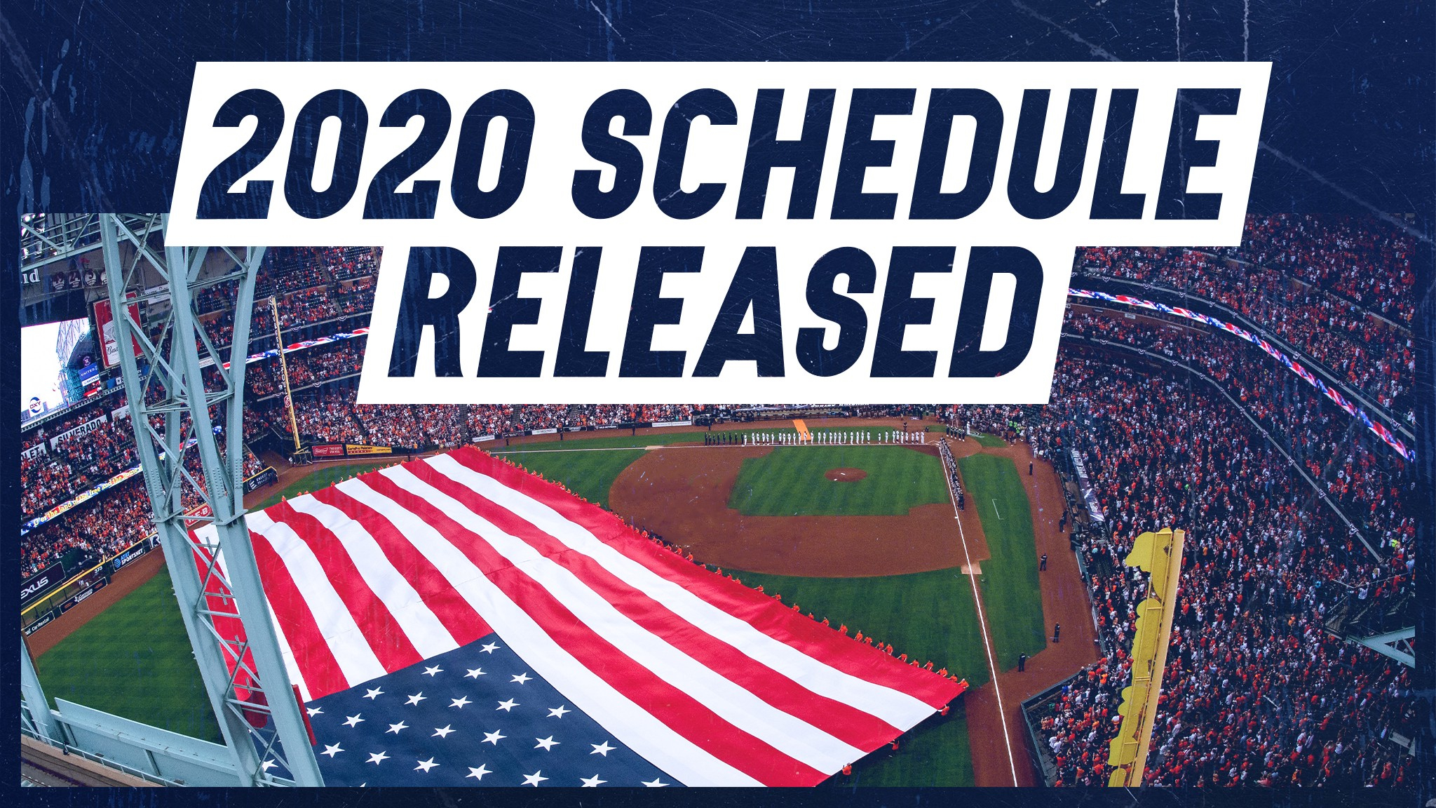 Astros Release 2020 Regular Season Schedule By Houston 