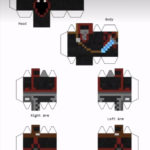 Badboyhalo Cutout Papercraft Minecraft Skin Minecraft