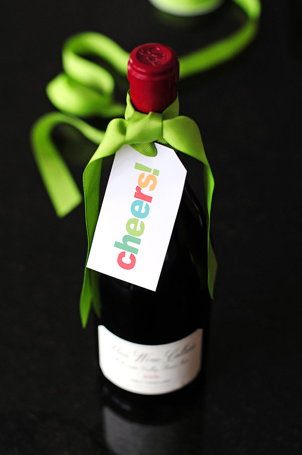 Cheers Wine Gift Tag Printable She Wears Many Hats