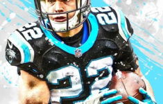 Christian McCaffrey Carolina Panthers Poster Print Sports