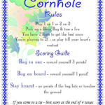 Cornhole Rules Poster By Nancy Patterson