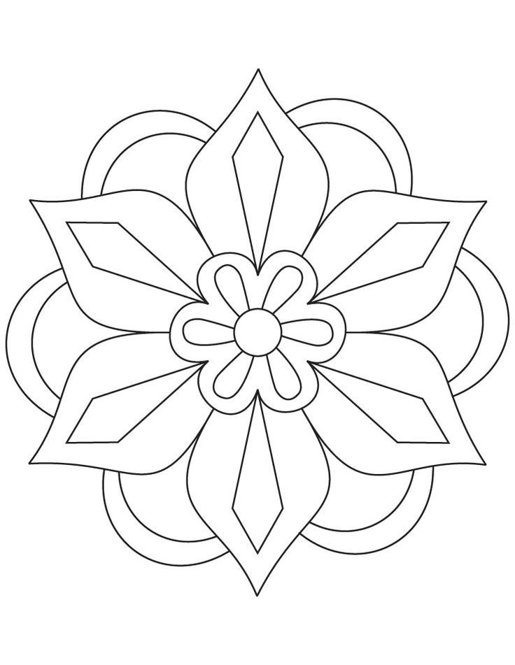 Diwali Rangoli Patterns Coloring Pages Diwalifbcovers 