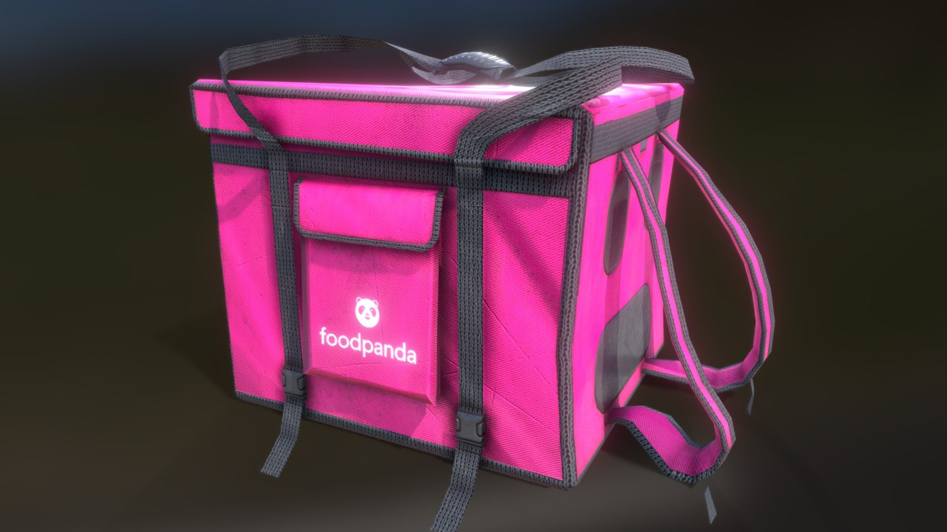 Foodpanda Bag Download Free 3D Model By AliasHasim 