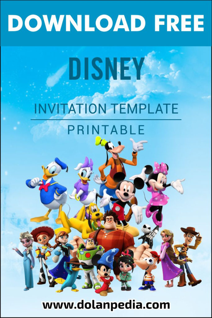 FREE Printable Disney Baby Shower Invitation Templates