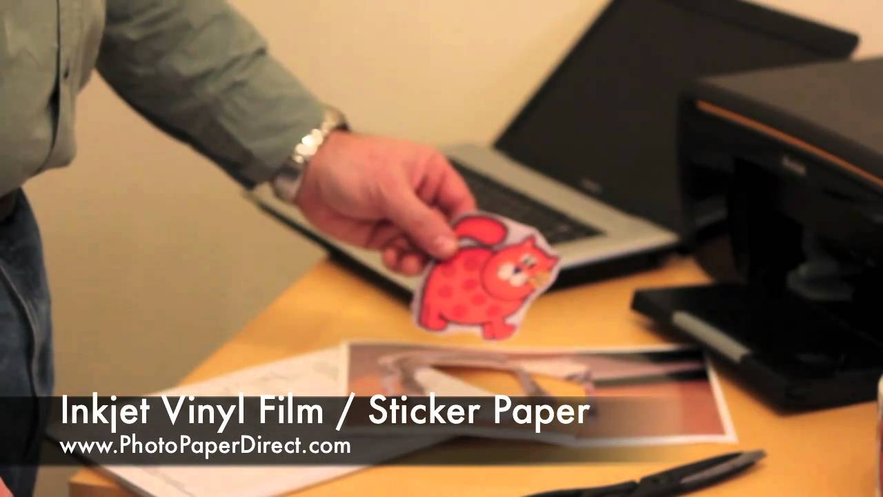 Inkjet Vinyl Film Sticker Paper By Photo Paper Direct 