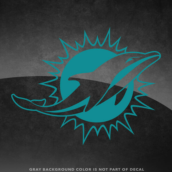 Miami Dolphins NFL Vinyl Decal Sticker 4 And Larger 