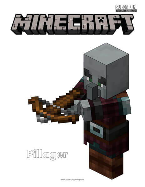 Minecraft Coloring Super Fun Coloring